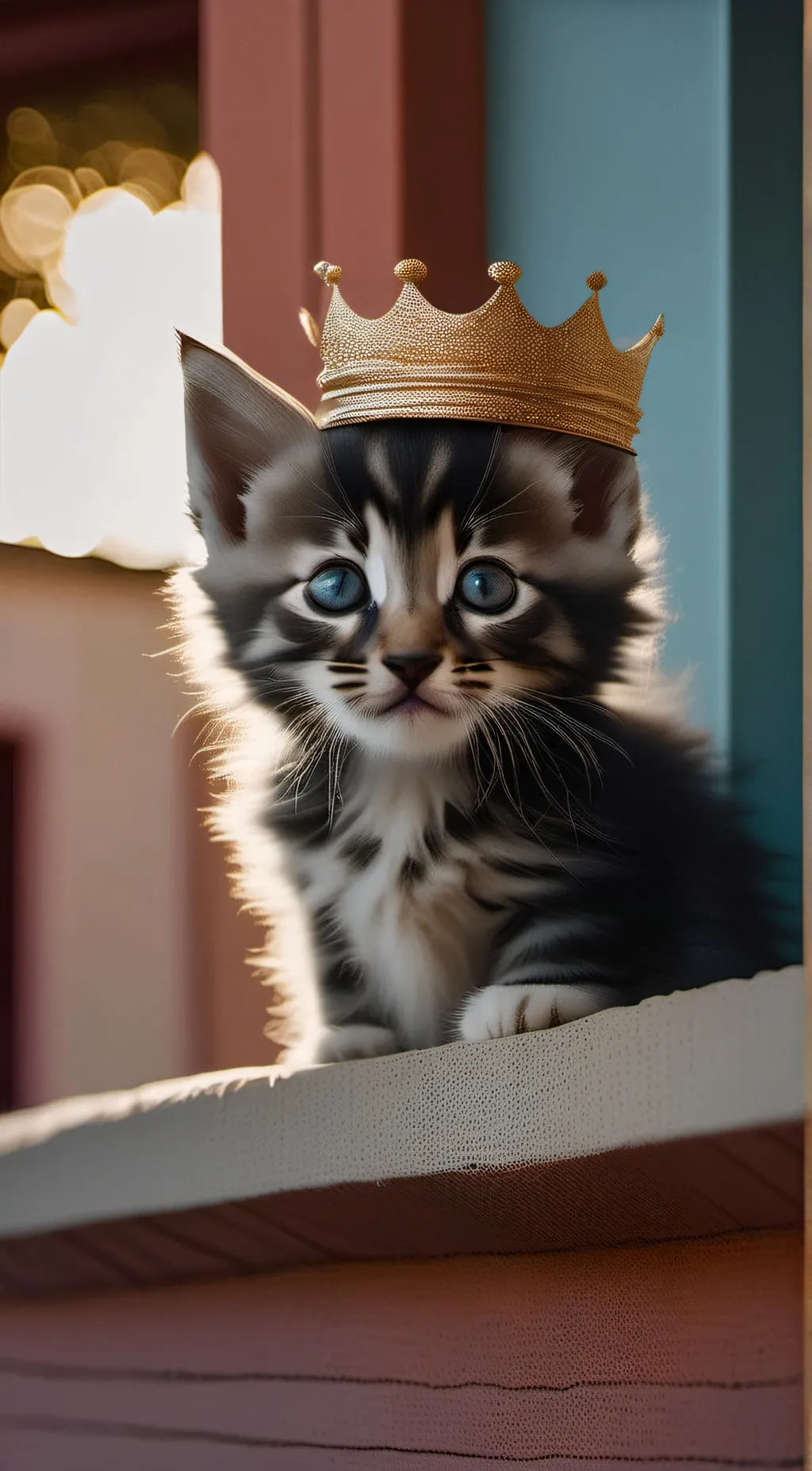 ai character: Kitten ruler background