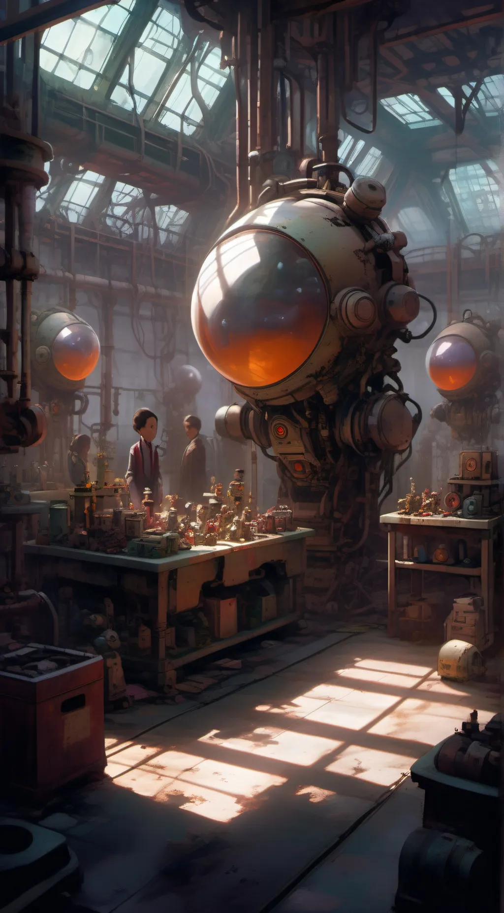 ai character: The Lost Experimen background
