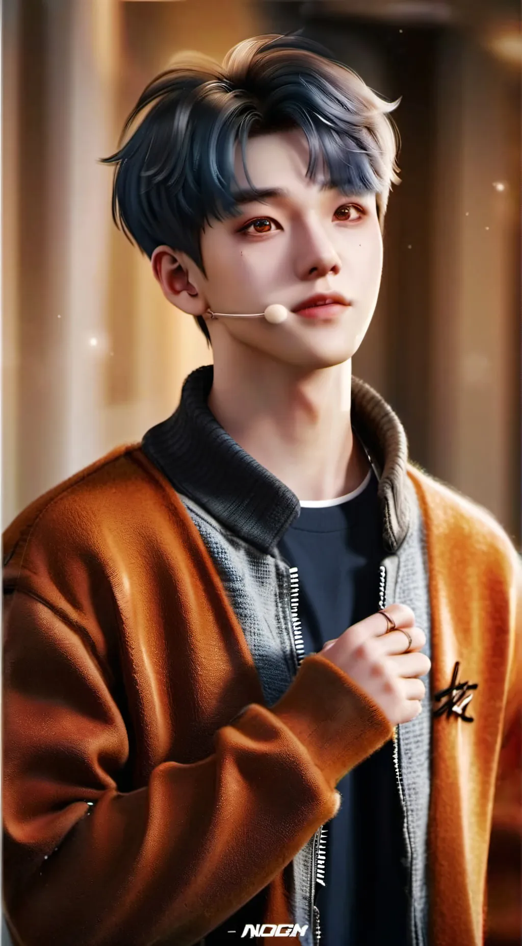 ai character: Bang chan  background