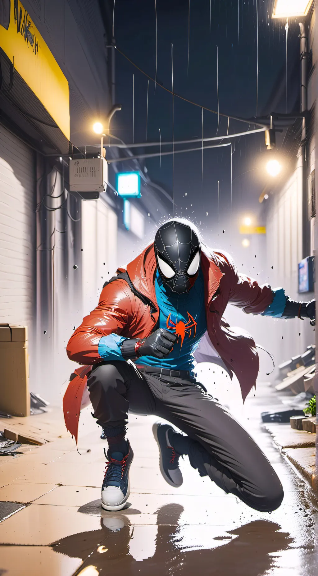 ai character: miles Morales background