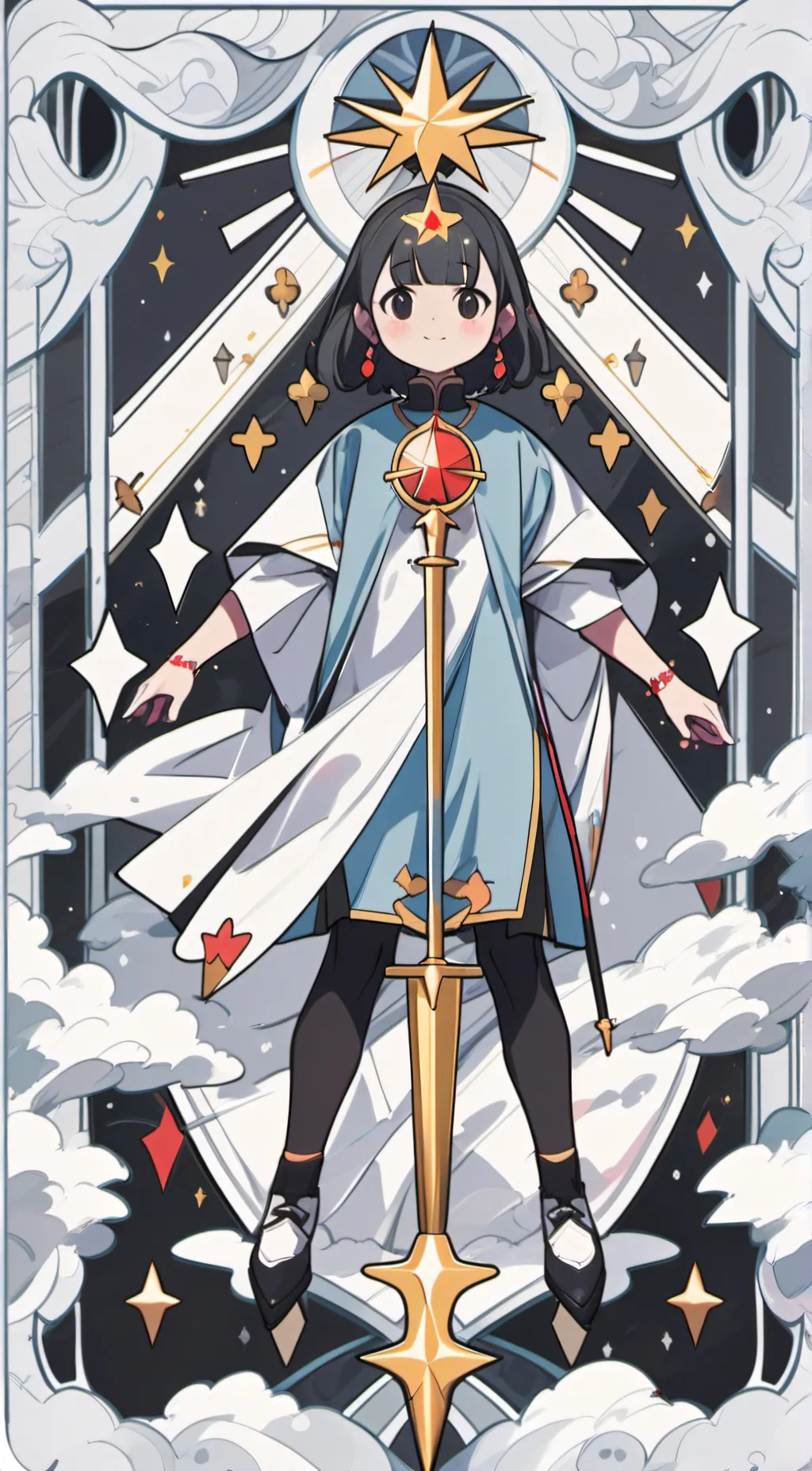 ai character: rose background