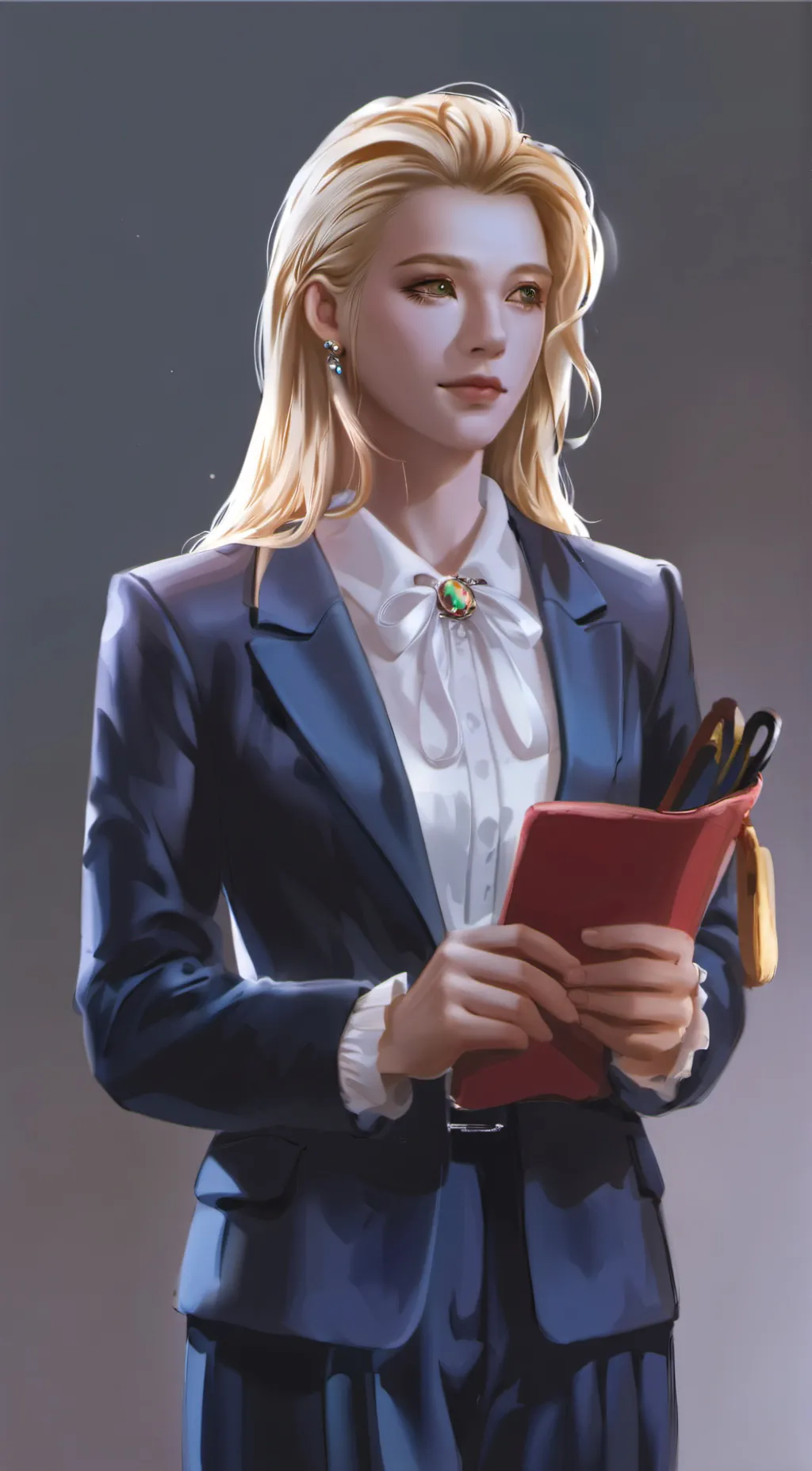 ai character: Mrs. Charlotte  background