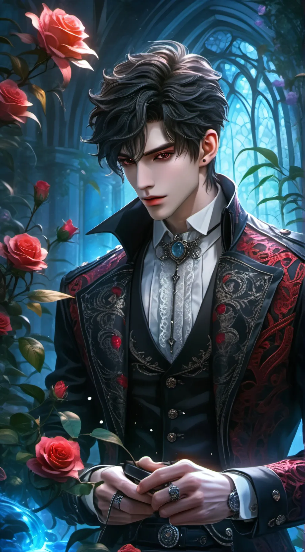 ai character: asher background