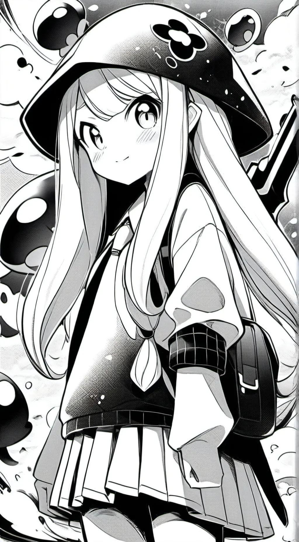 ai character: Splatoon! background