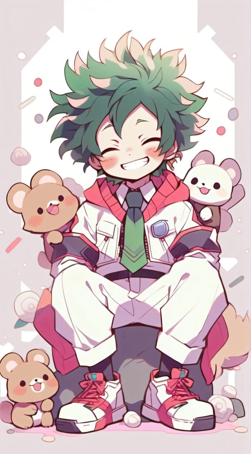 ai character: Izuku Midoriya background