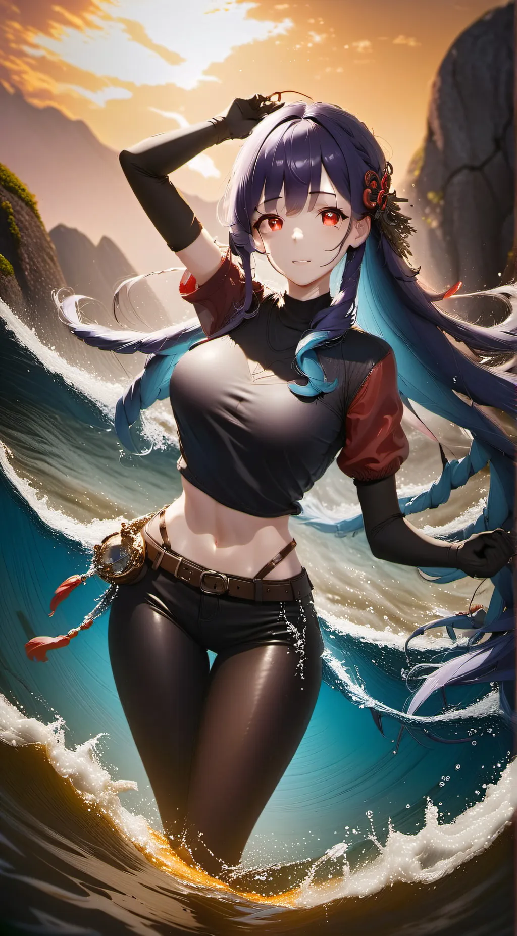 ai character: Lotta background