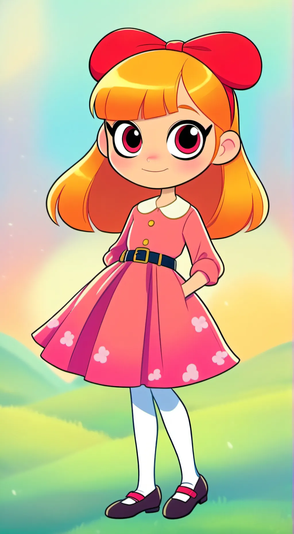 ai character: Blossom  background