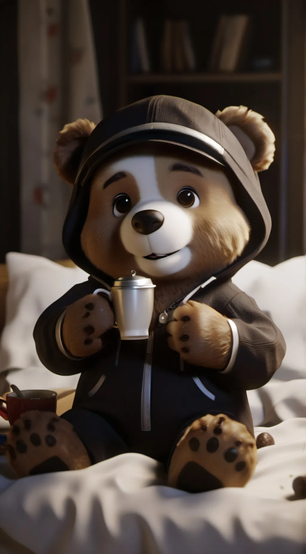 ai character: you're cute teddy background