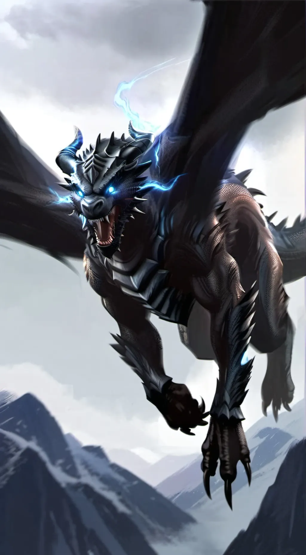 ai character: Toothless D&d mode background