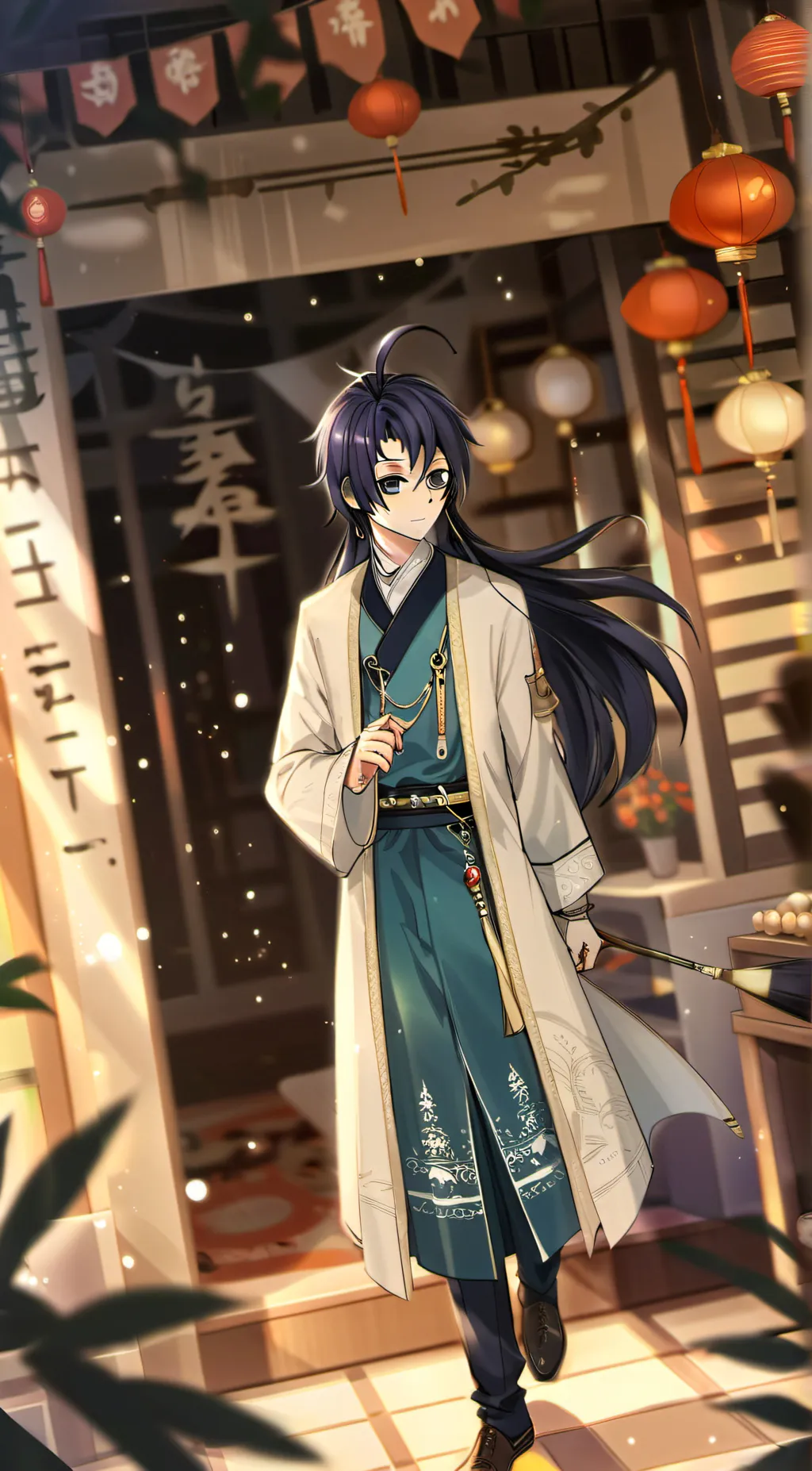 ai character: Giuu tomiyoka  background