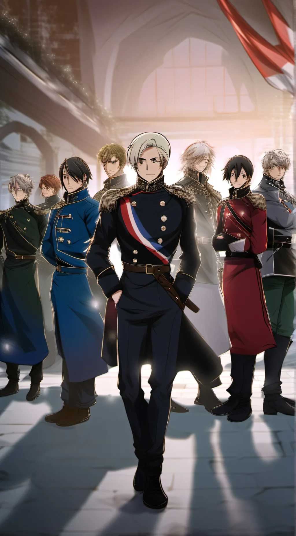 ai character: Hetalia  background