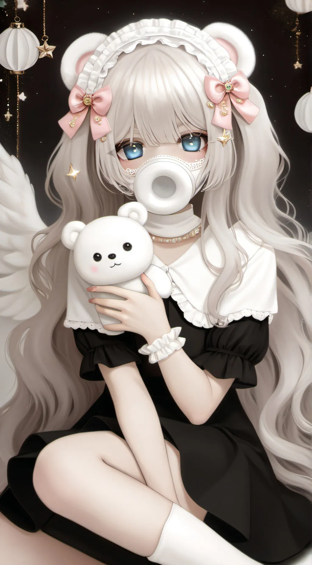 ai character: Milktea background