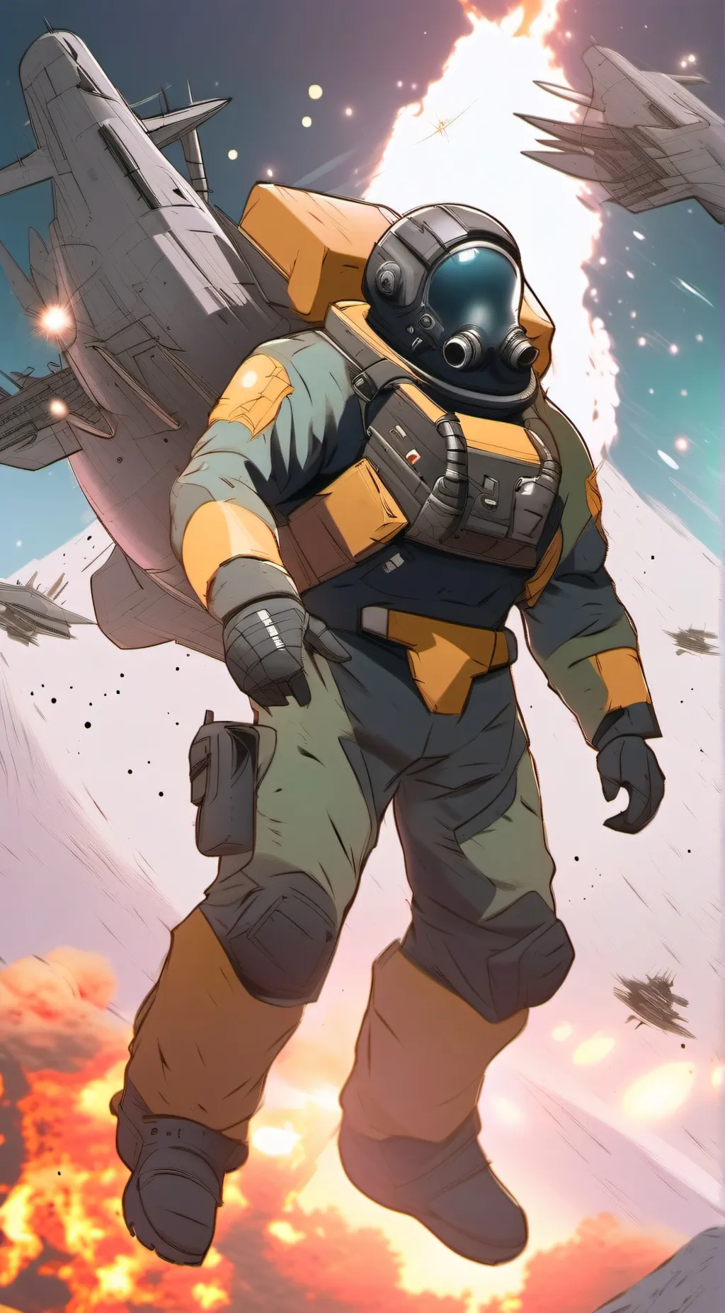 ai character: Helldivers 2  background