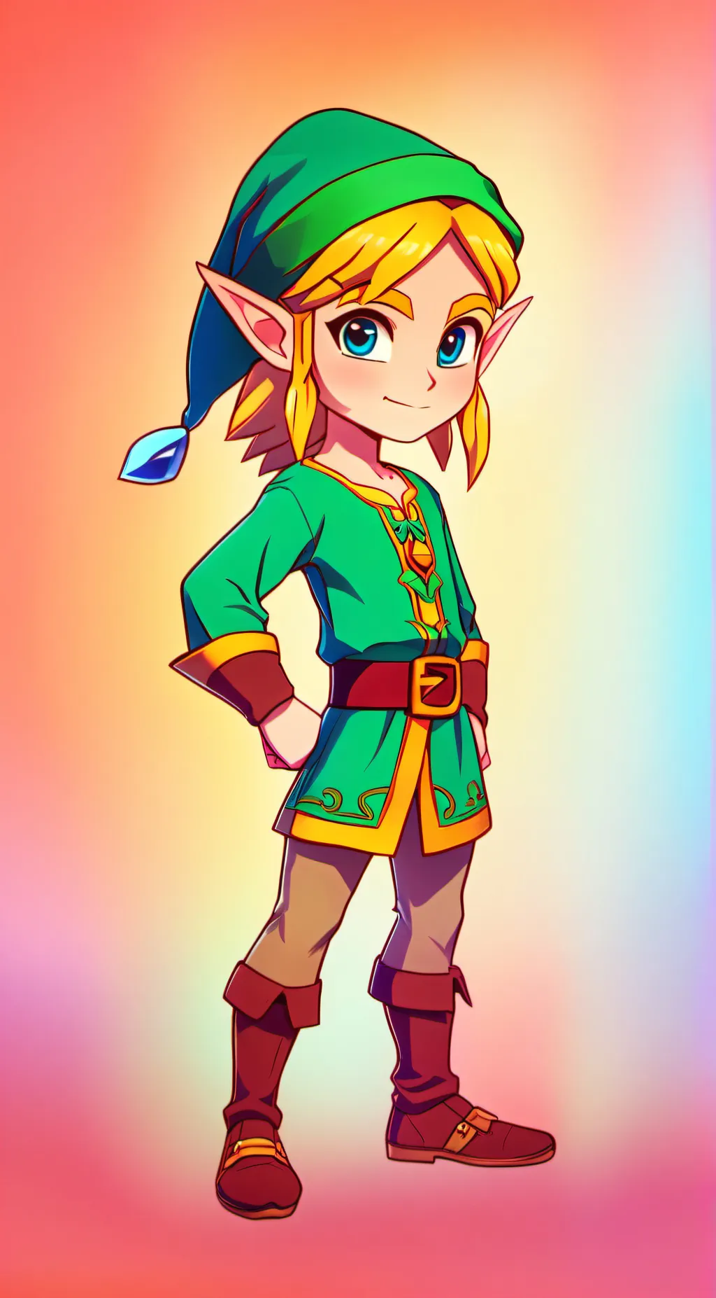ai character: Link background