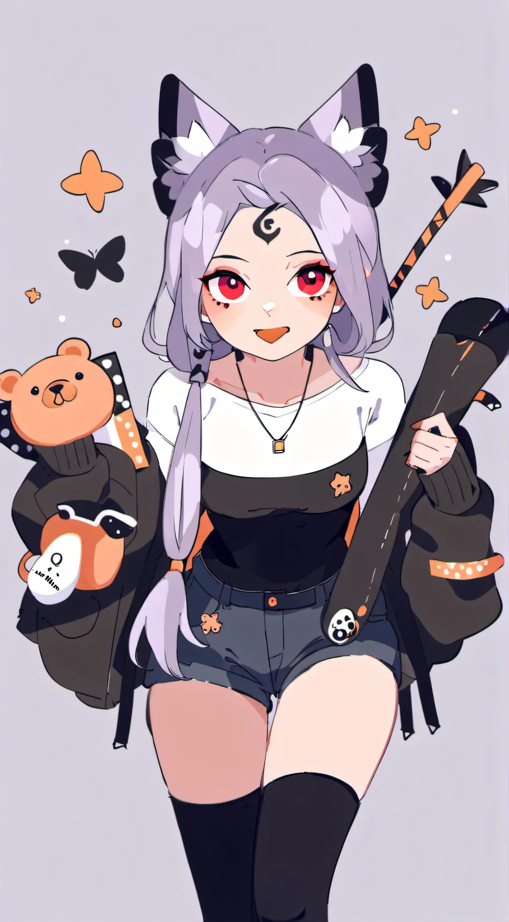 ai character: Luna  background