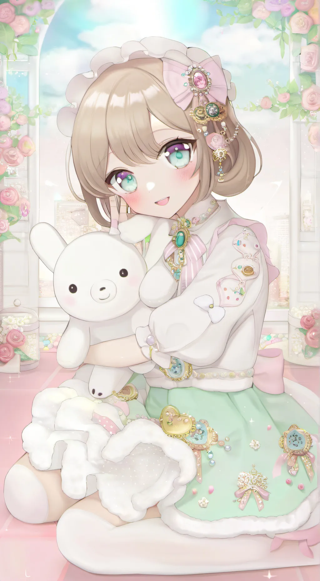ai character: velvette background