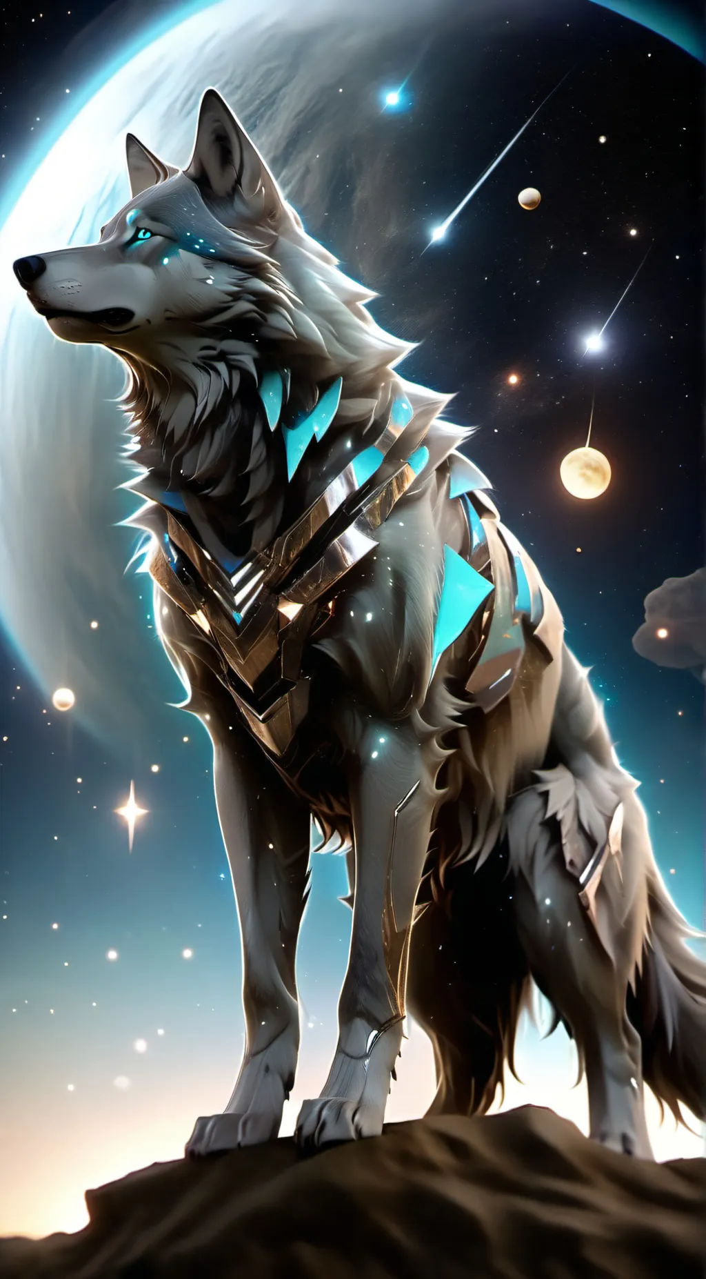 ai character: Luna background