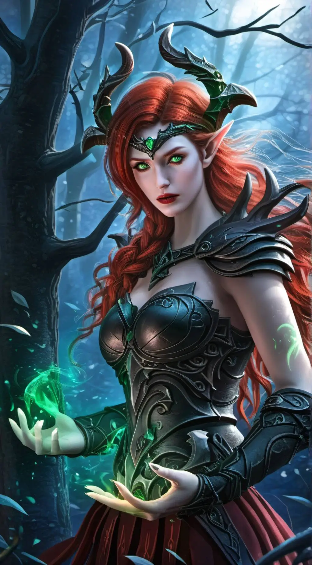 ai character: Elara background