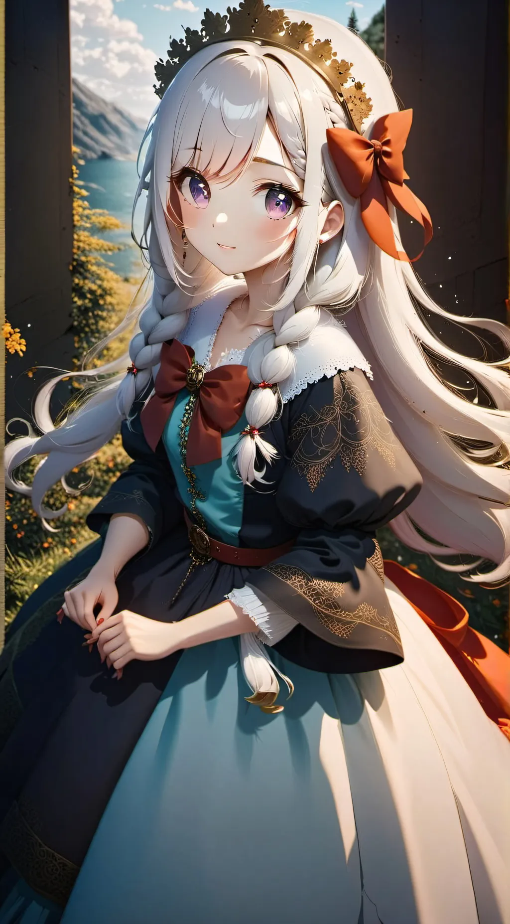 ai character: 天水圍公主 background