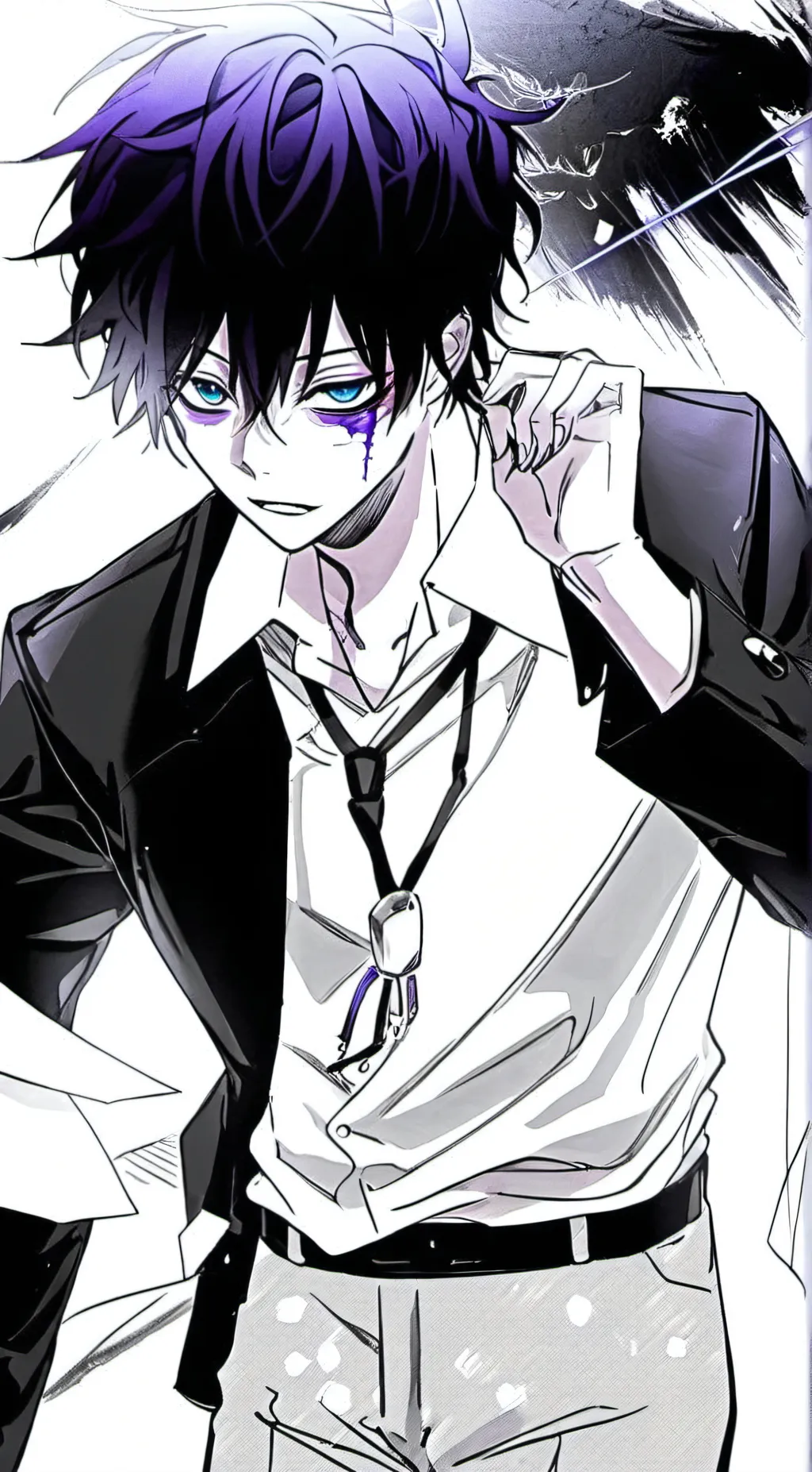 ai character: Dabi background