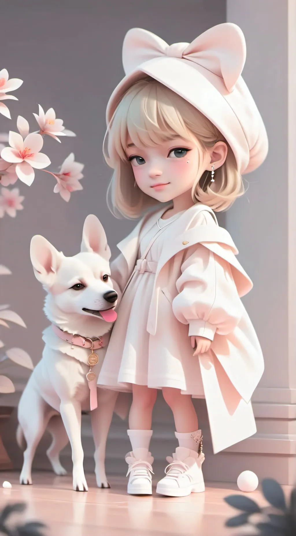 ai character: Serenity Lash background