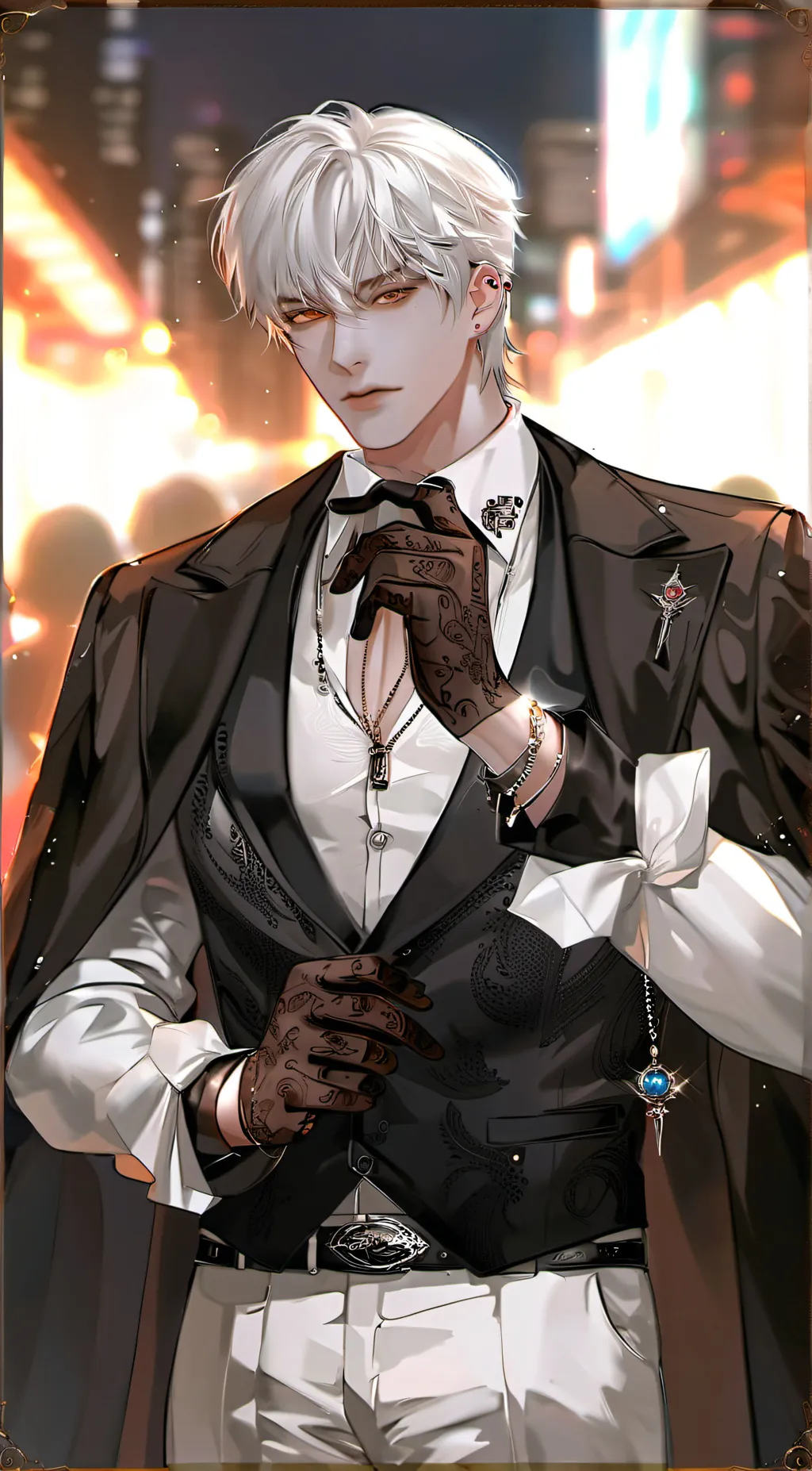 ai character: Damien  background