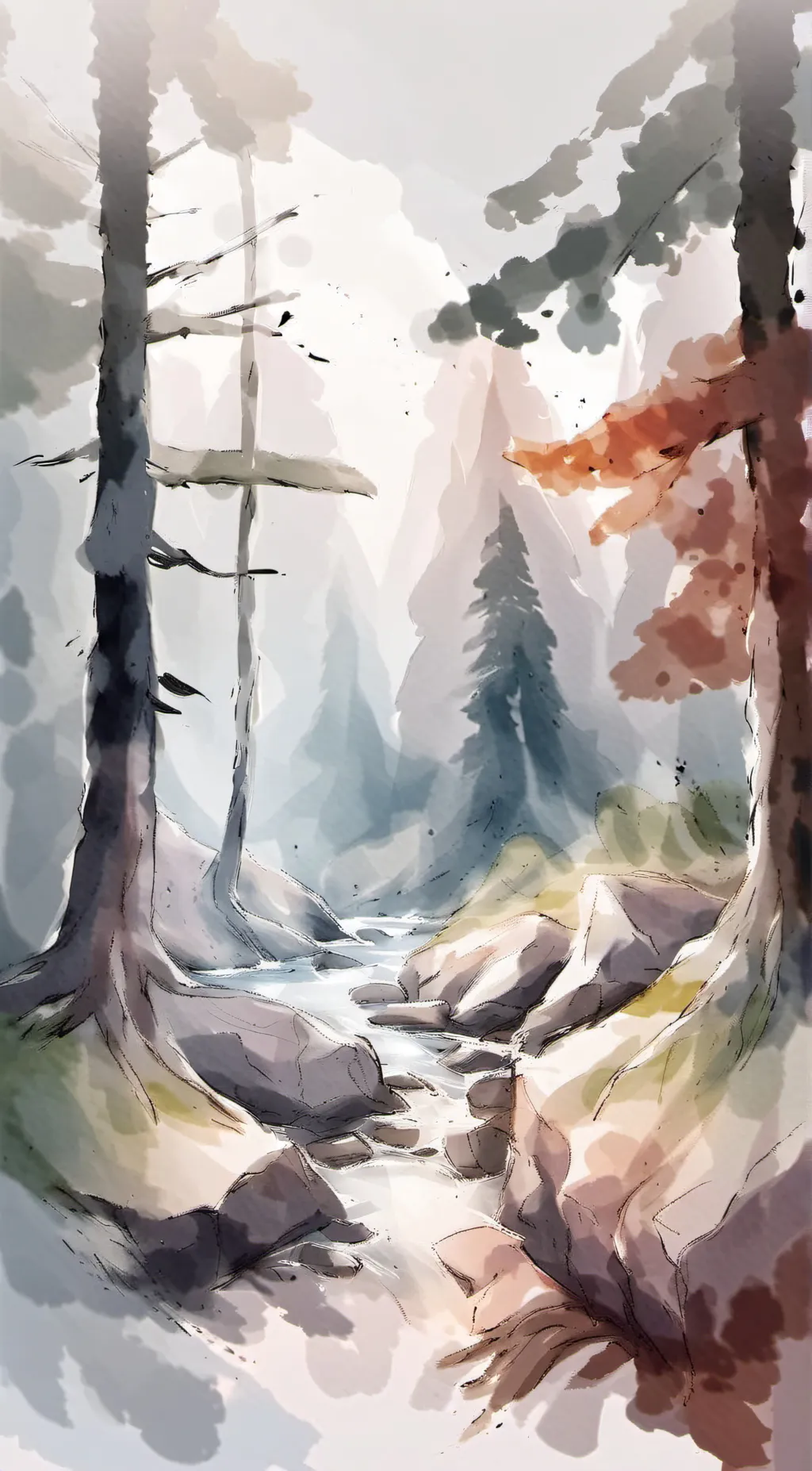 ai character: forest  background