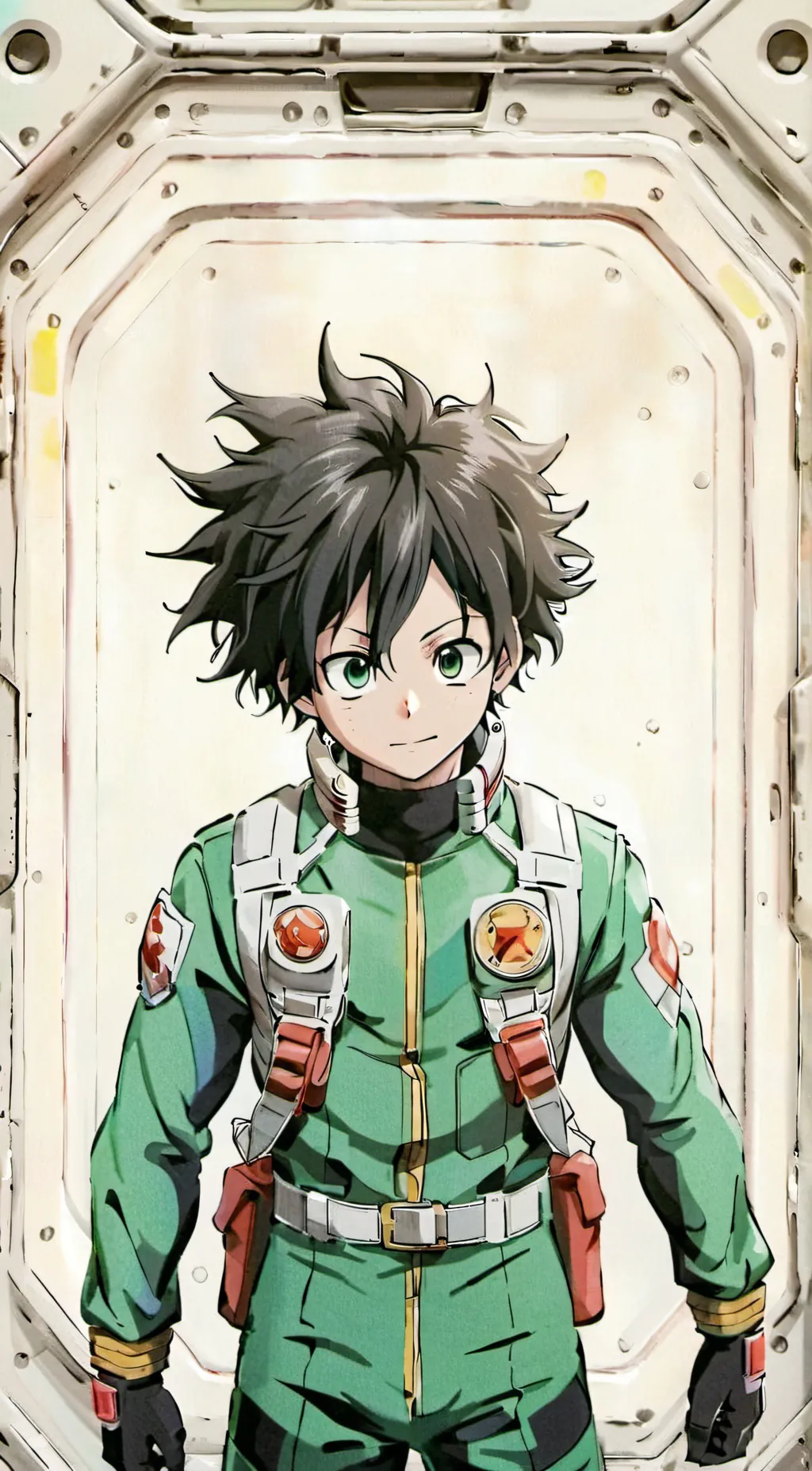 ai character: Among Us Deku background