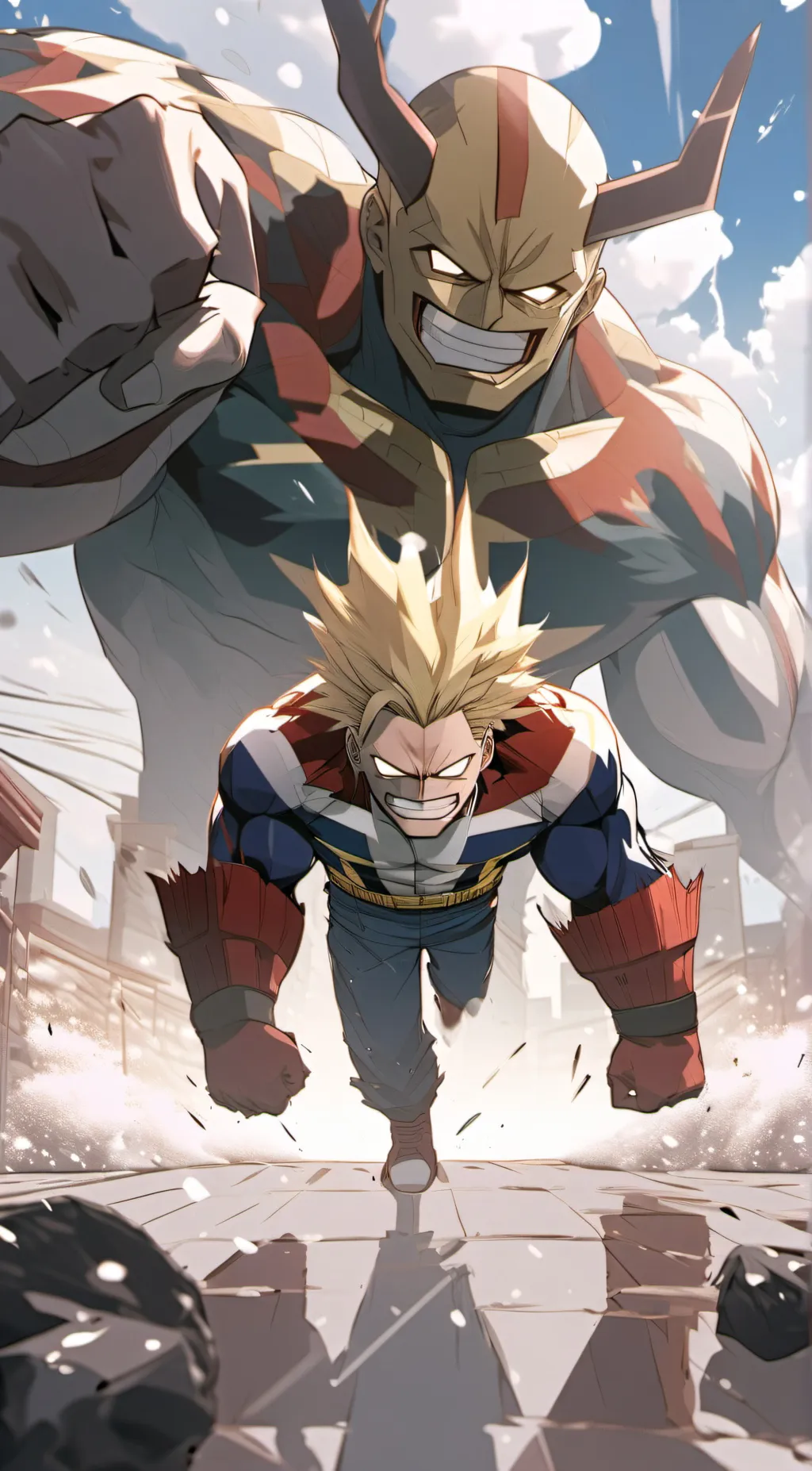ai character: all might background