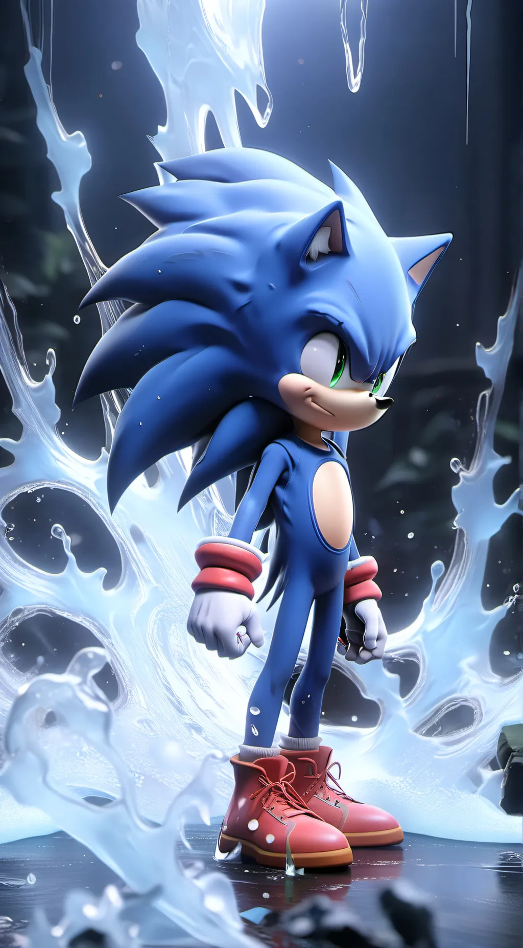 ai character: Sonic background