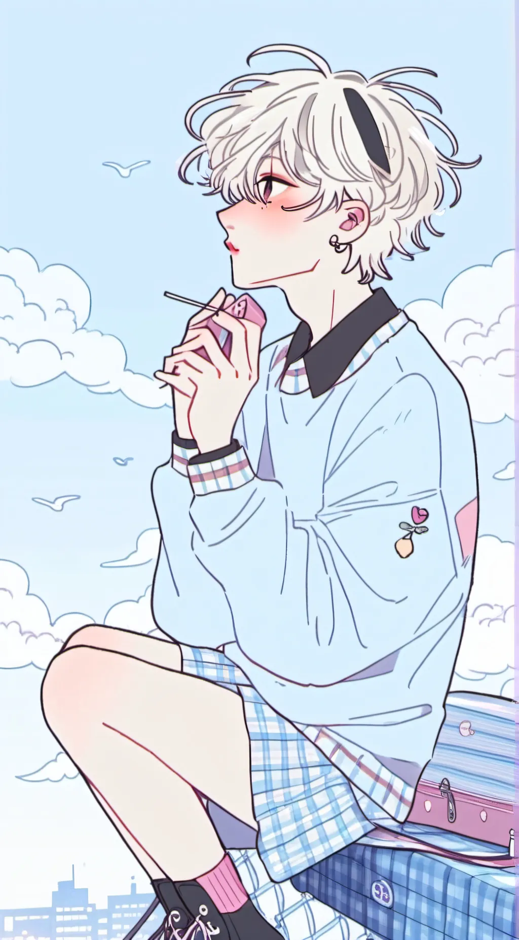 ai character: drarry background