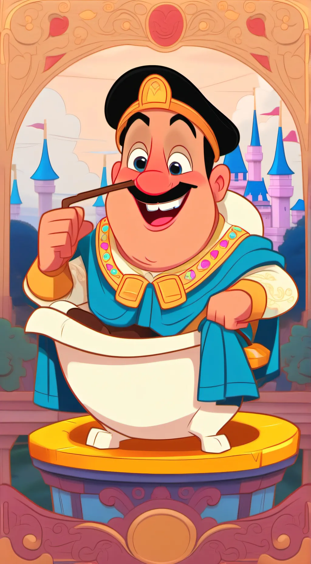 ai character: Poop background