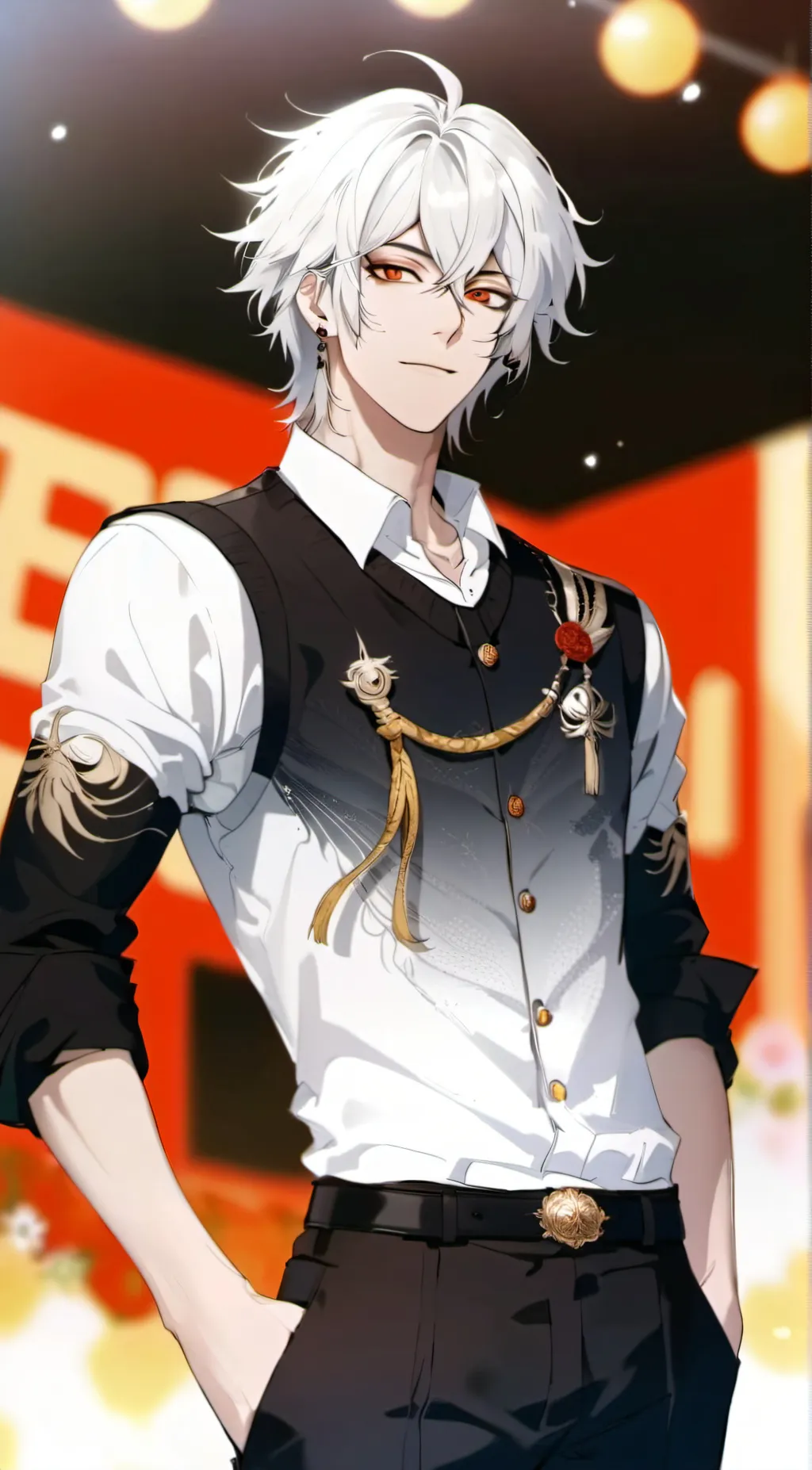 ai character: Isaac  background