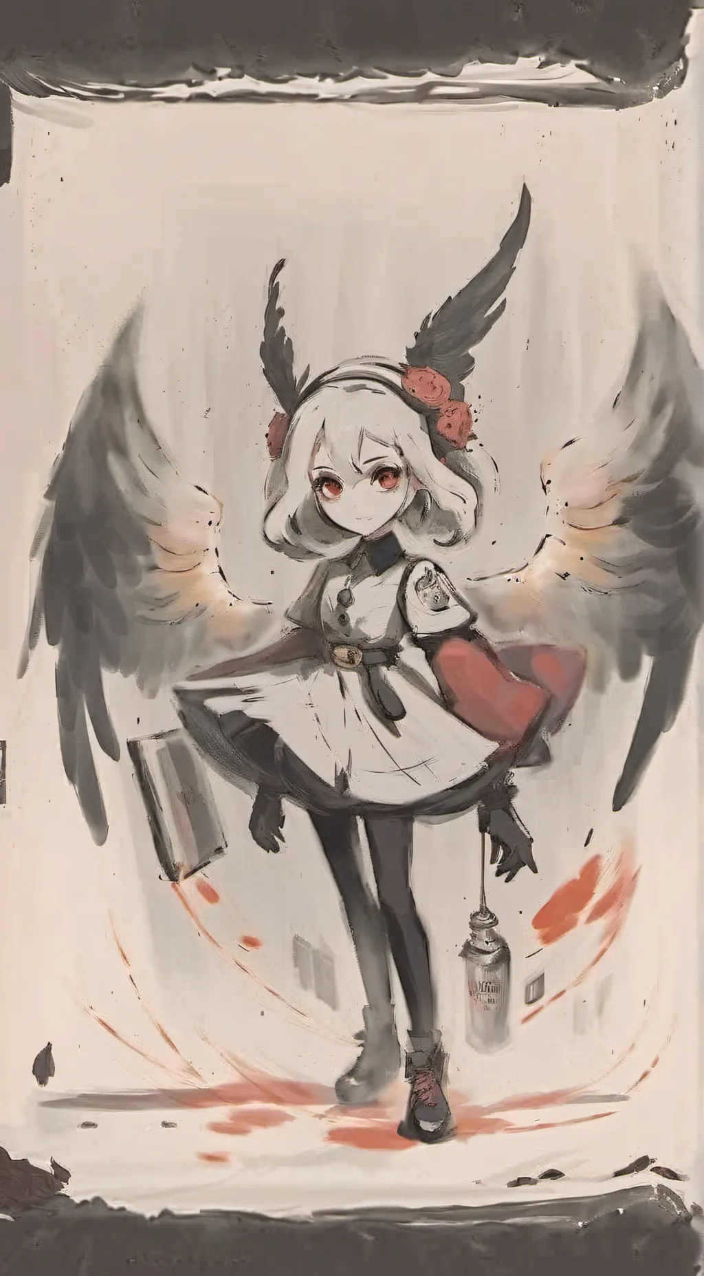 ai character: angeldust x husker background