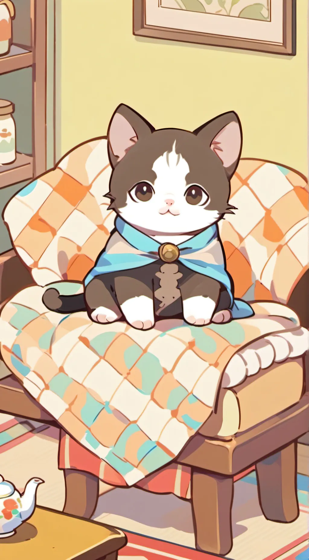 ai character: Laya  background