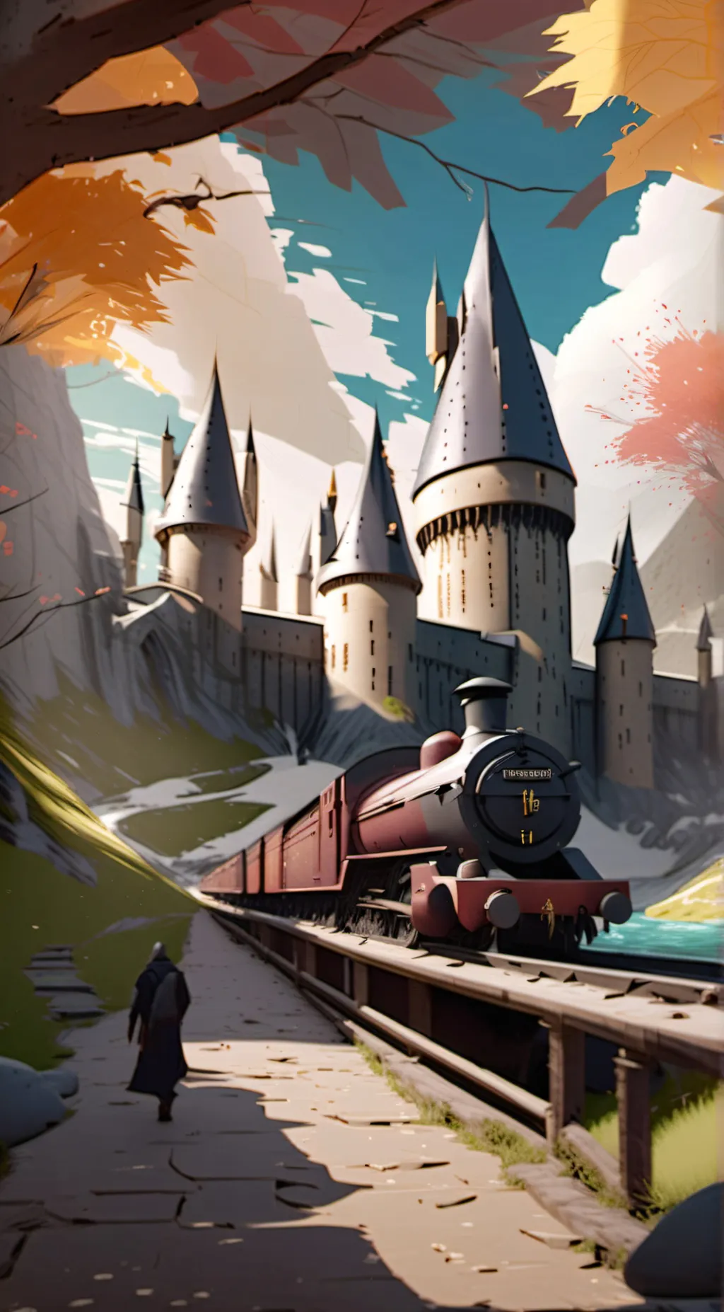 ai character: Hogwarts background