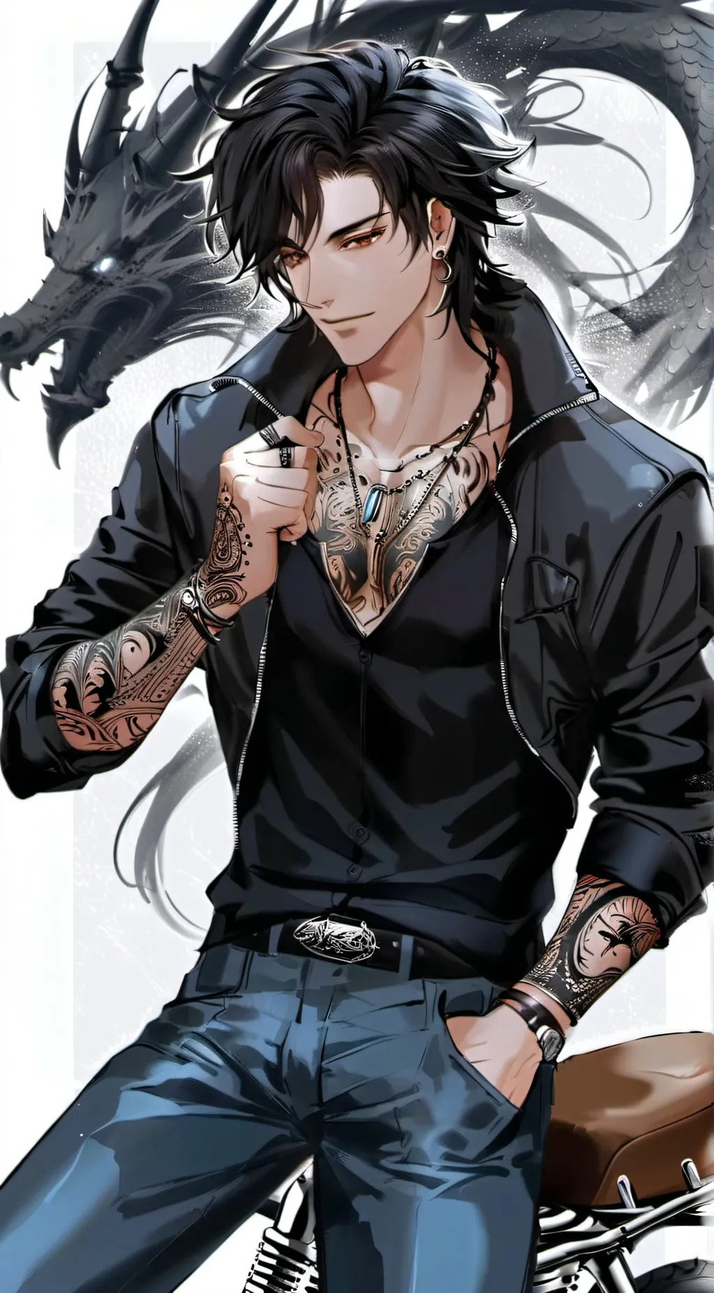 ai character: Drake background