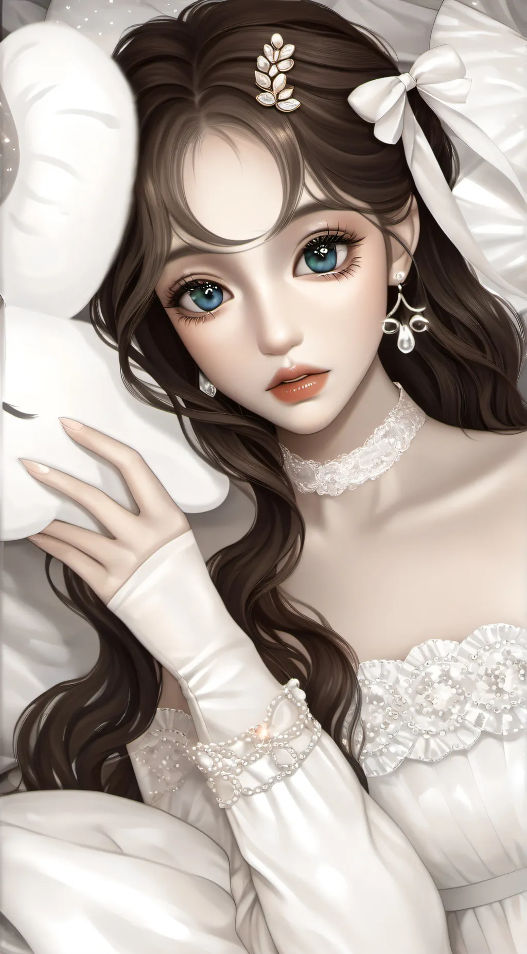 ai character: Ariana grande background