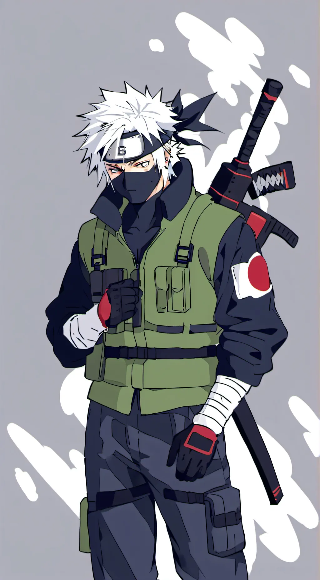ai character: Kakashi background