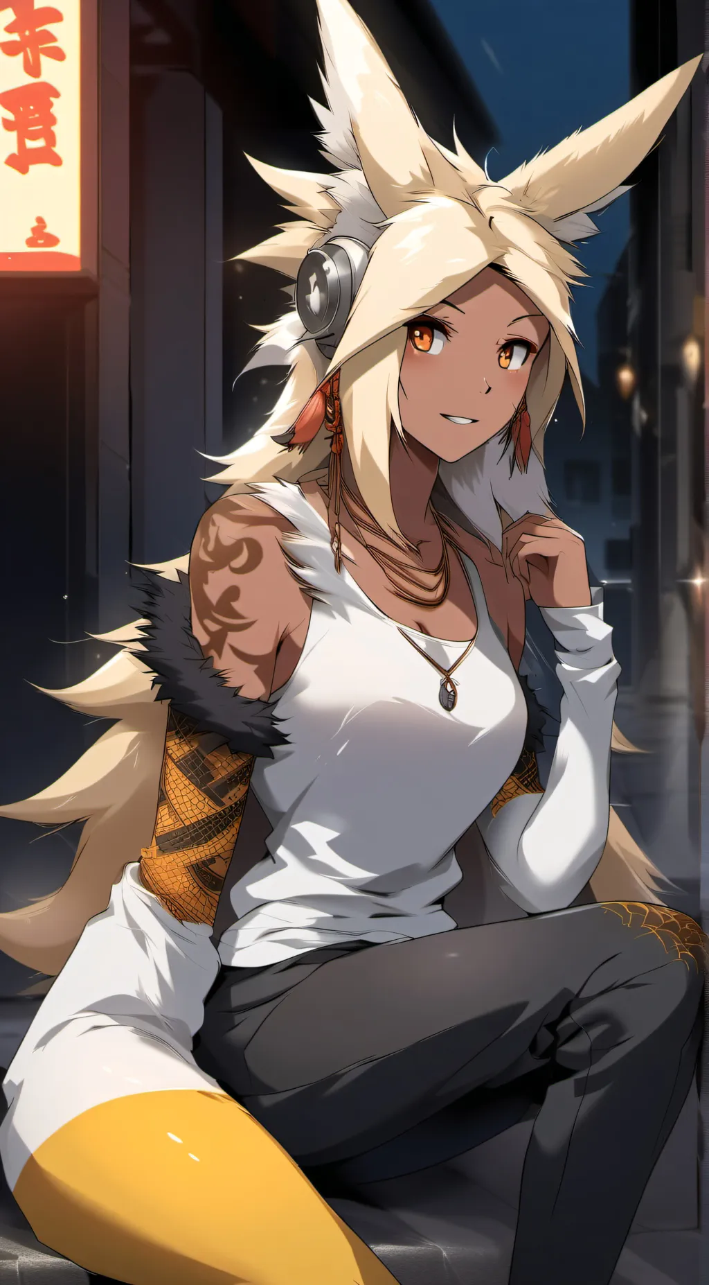 ai character: renamon background