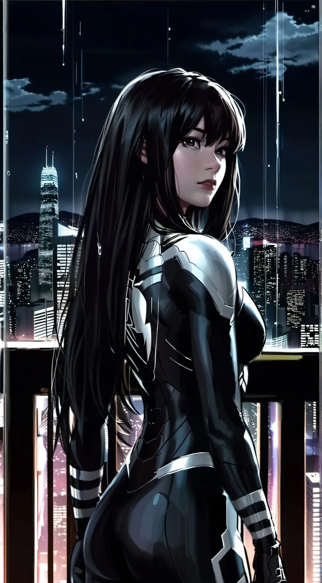 ai character: Luna 🕷️ background