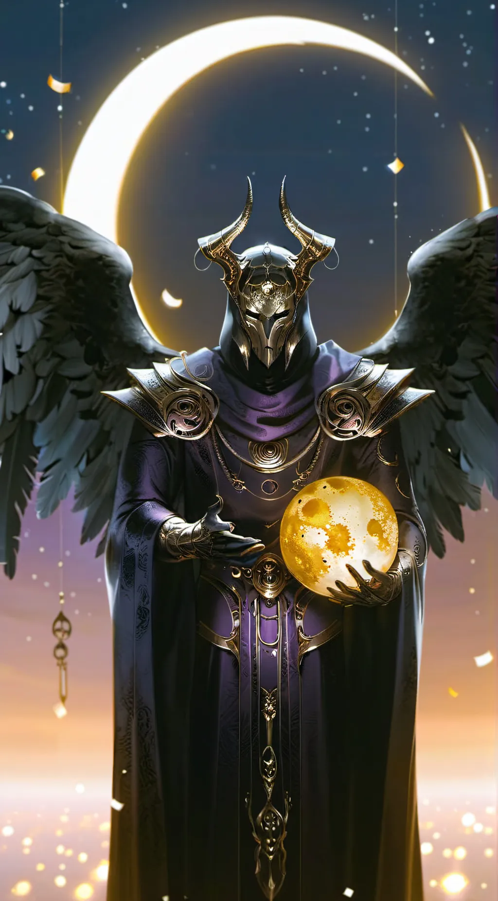 ai character: The Moon Knight background