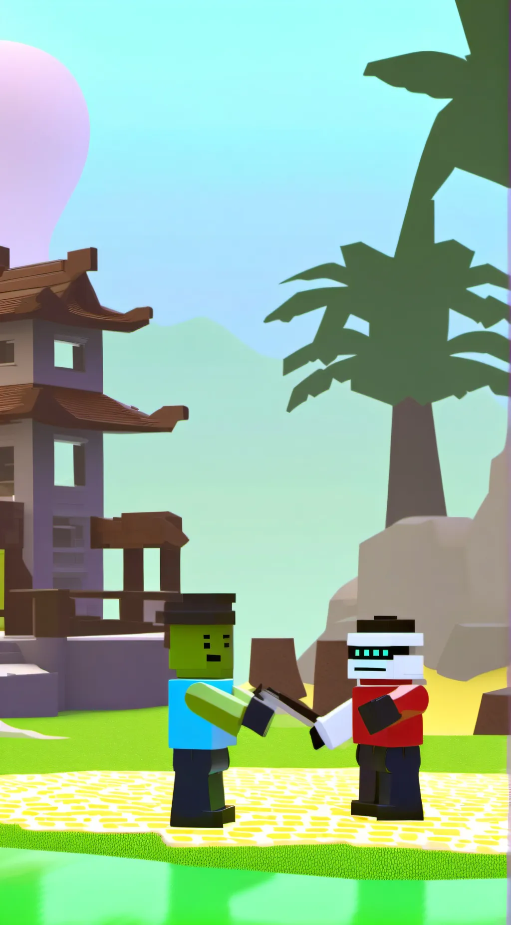 ai character: Total drama Roblox background