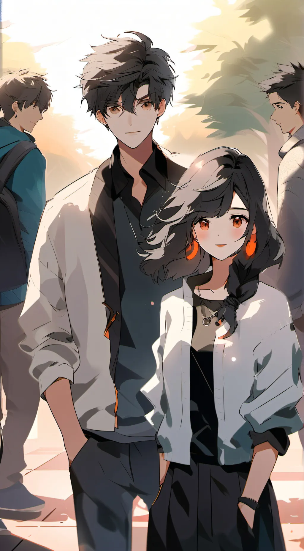 ai character: friend group background