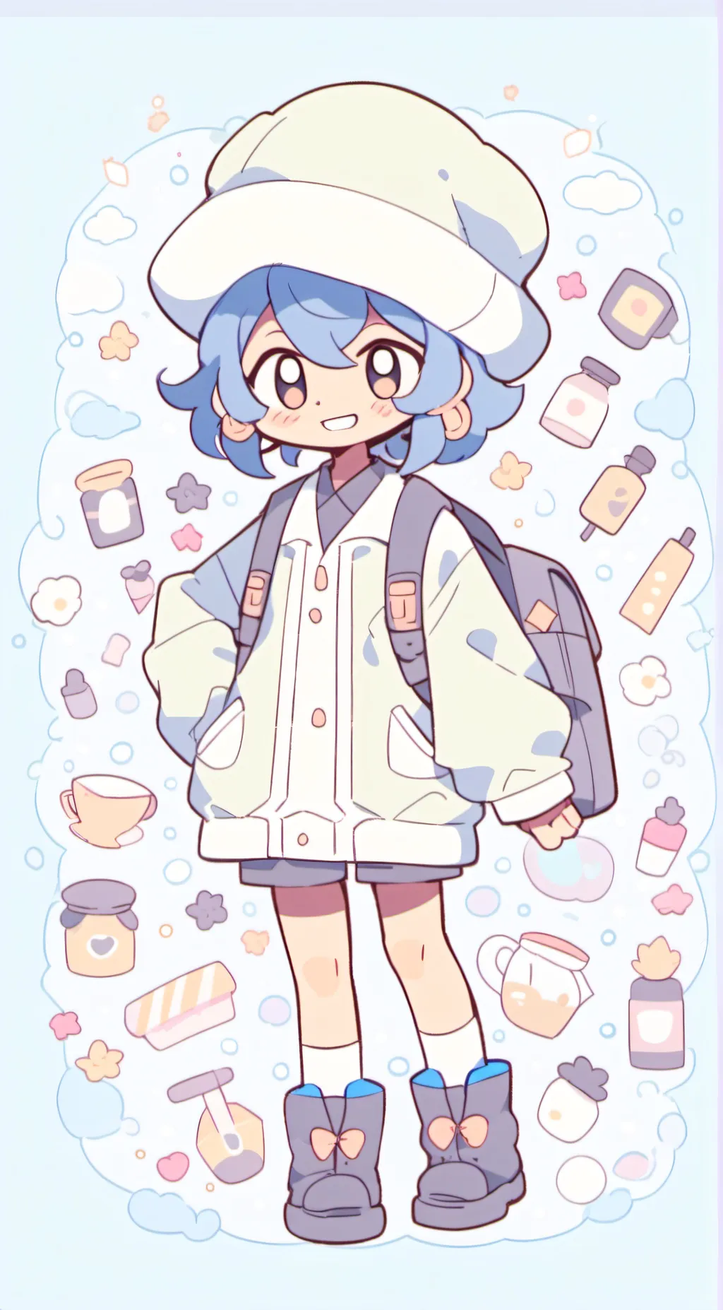 ai character: wally darling background