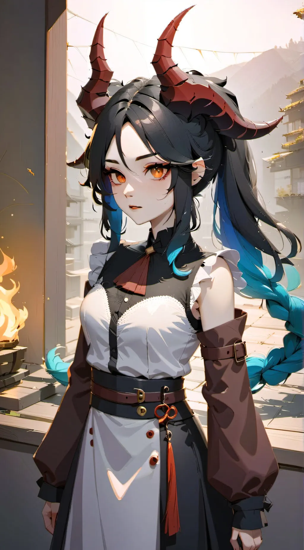 ai character: Mari background
