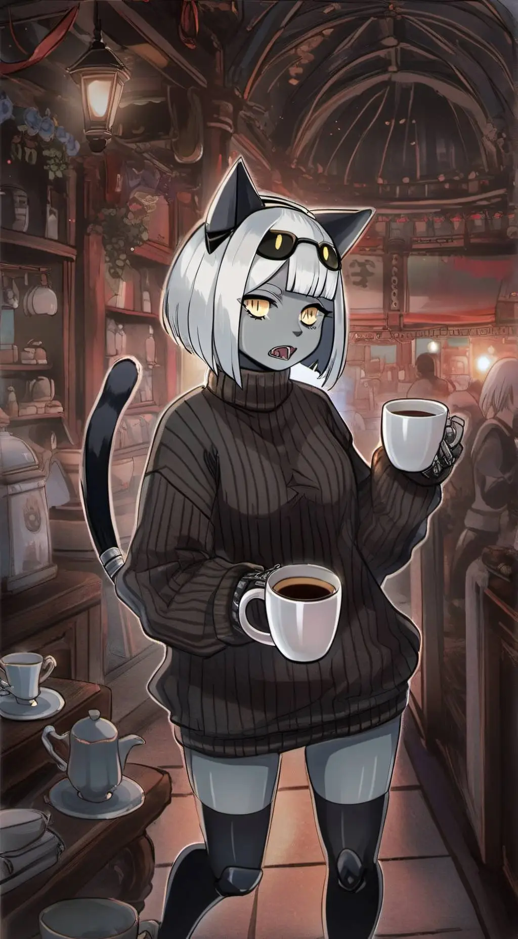 ai character: robo-fortune background