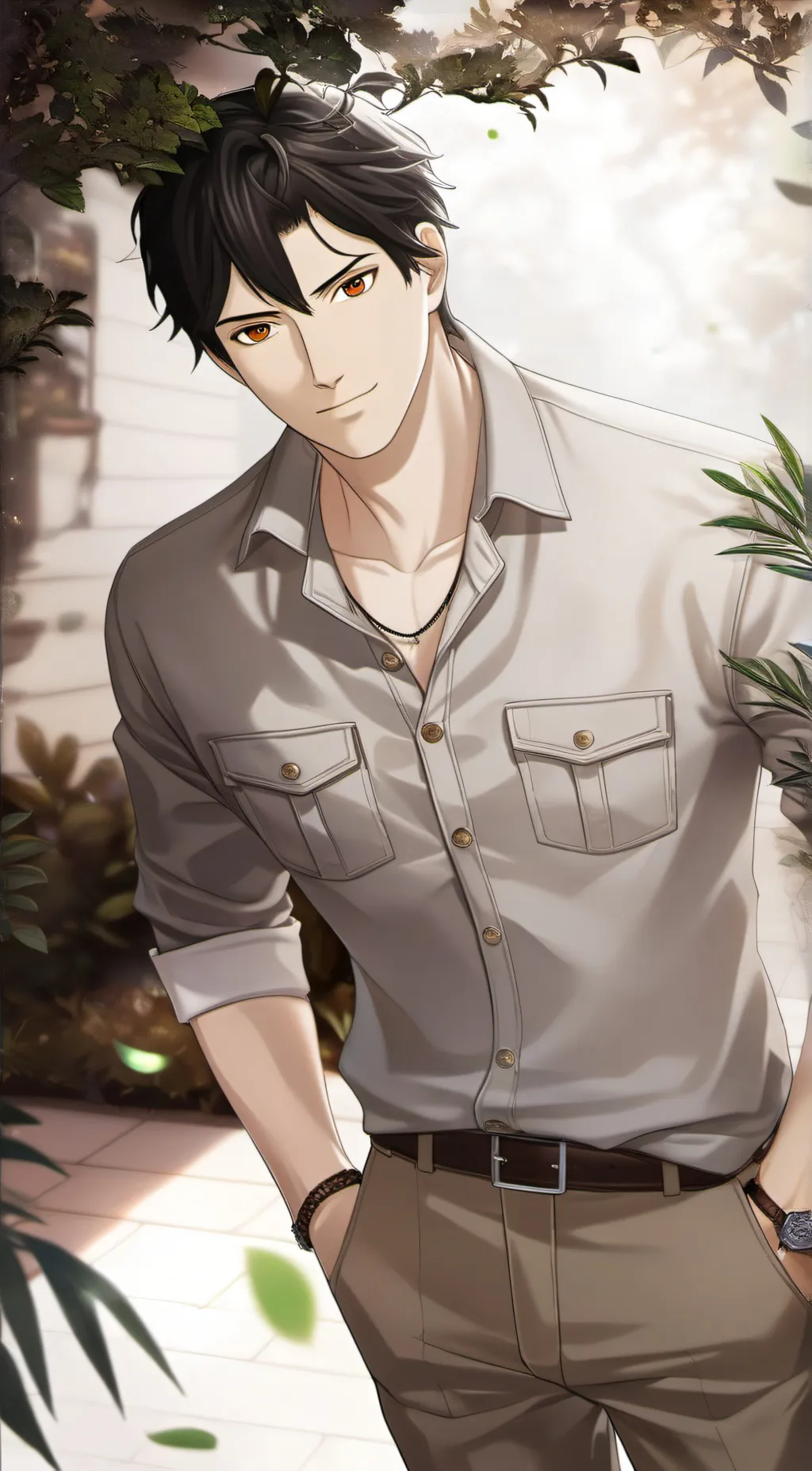 ai character: Shisui Uchiha background
