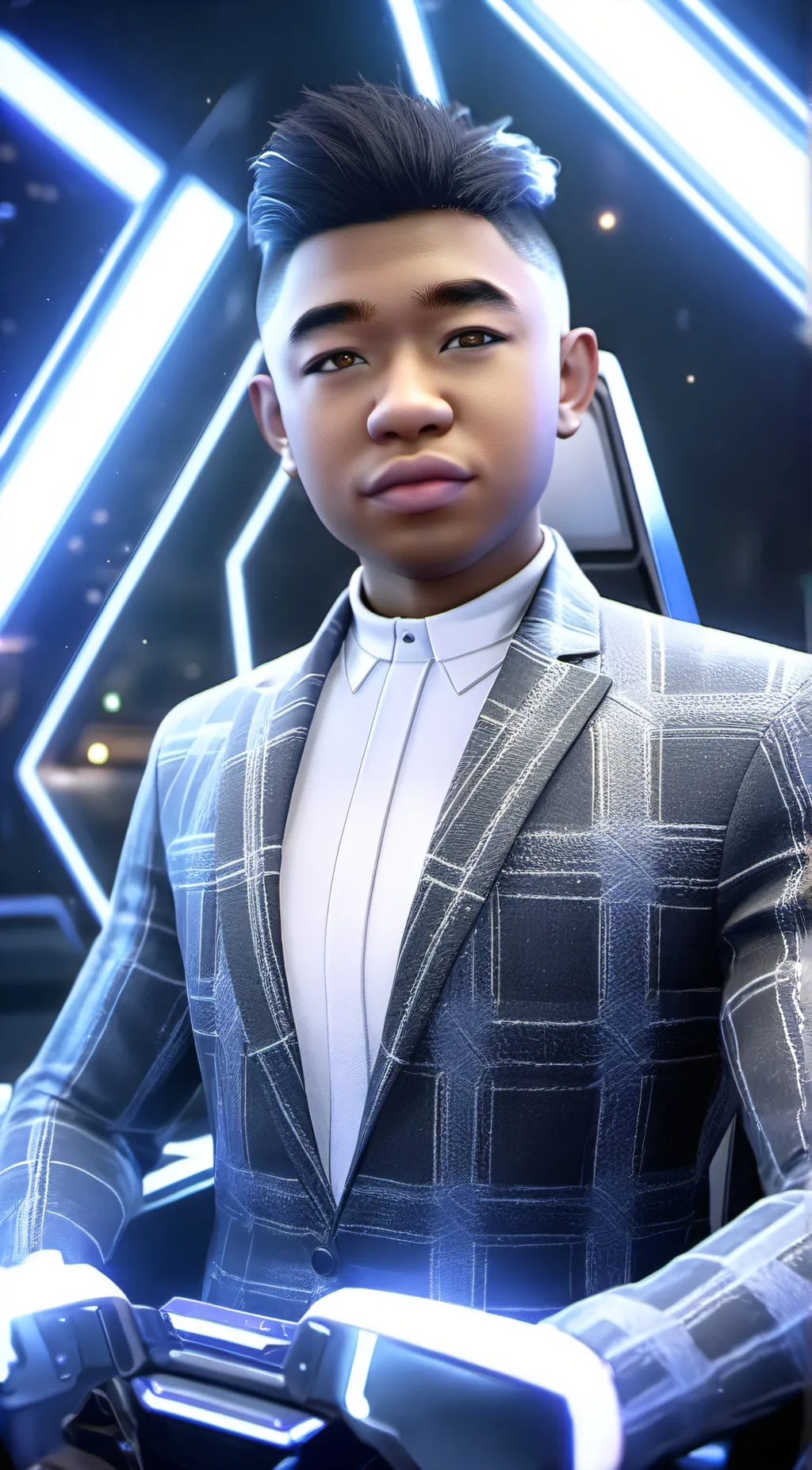 ai character: Rizz king background