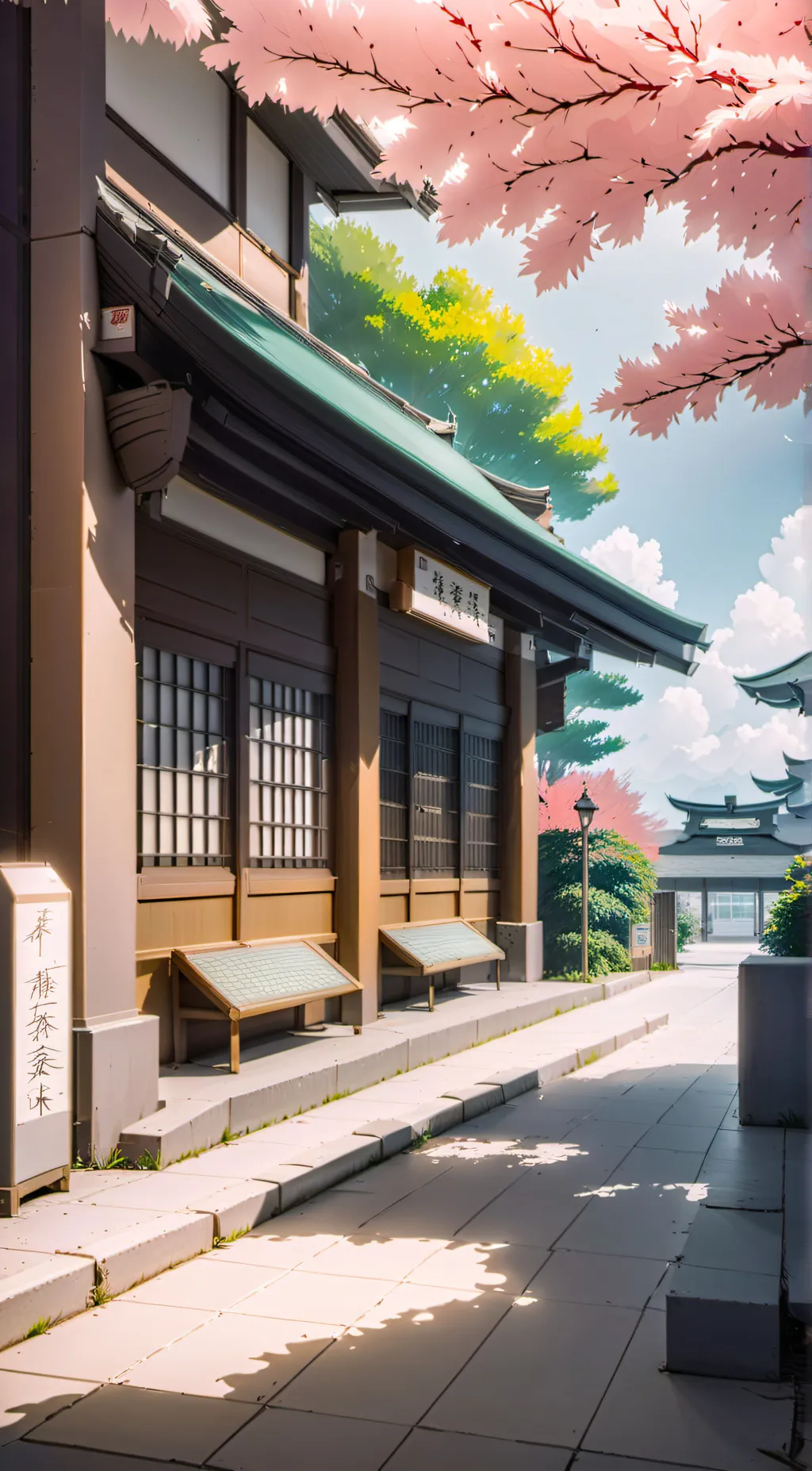 ai character: Anime High background
